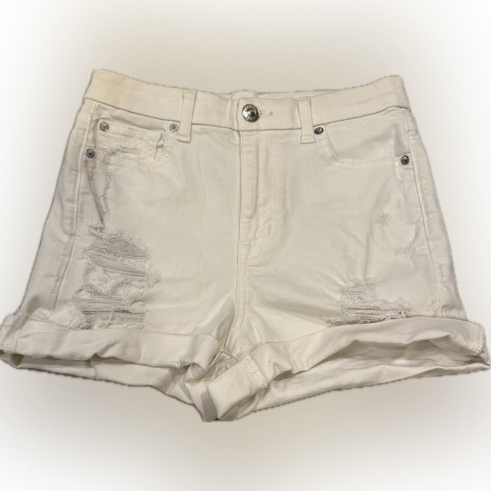 American Eagle Outfitters White Jean Shorts